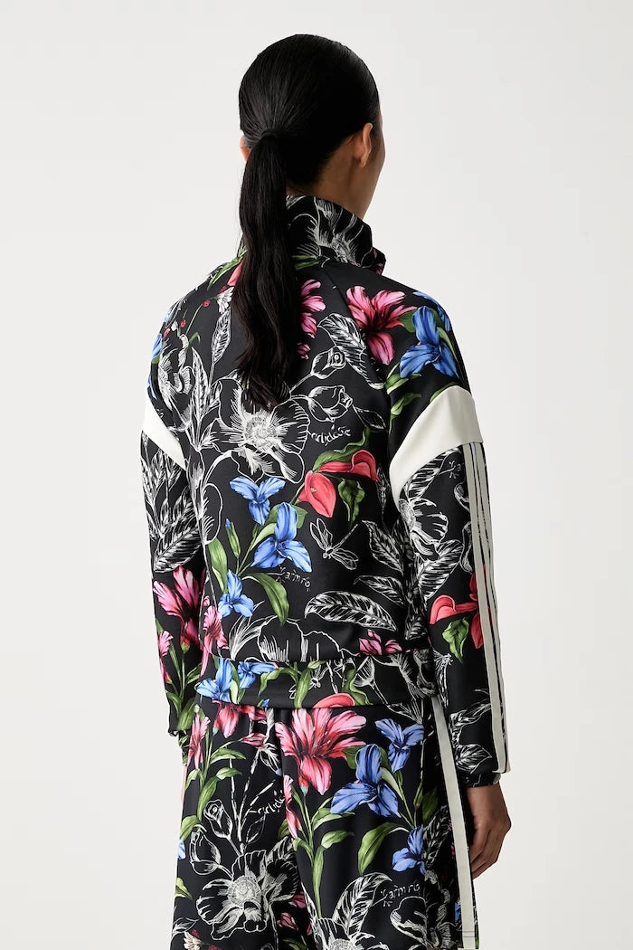 adidas x Farm Rio kadın fermuarlı sweatshirt