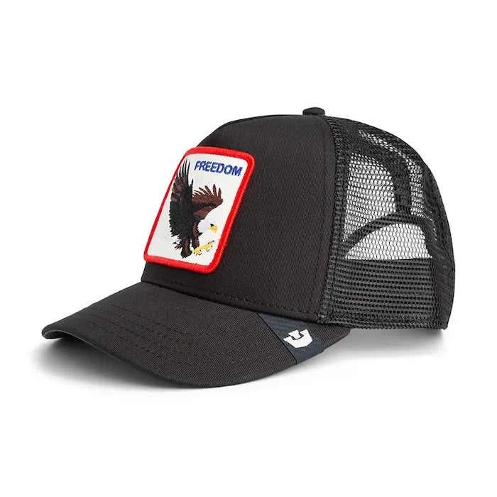 Pamuk eklenmiş siperlikli şapka Goorin Bros Freedom Eagle Trucker