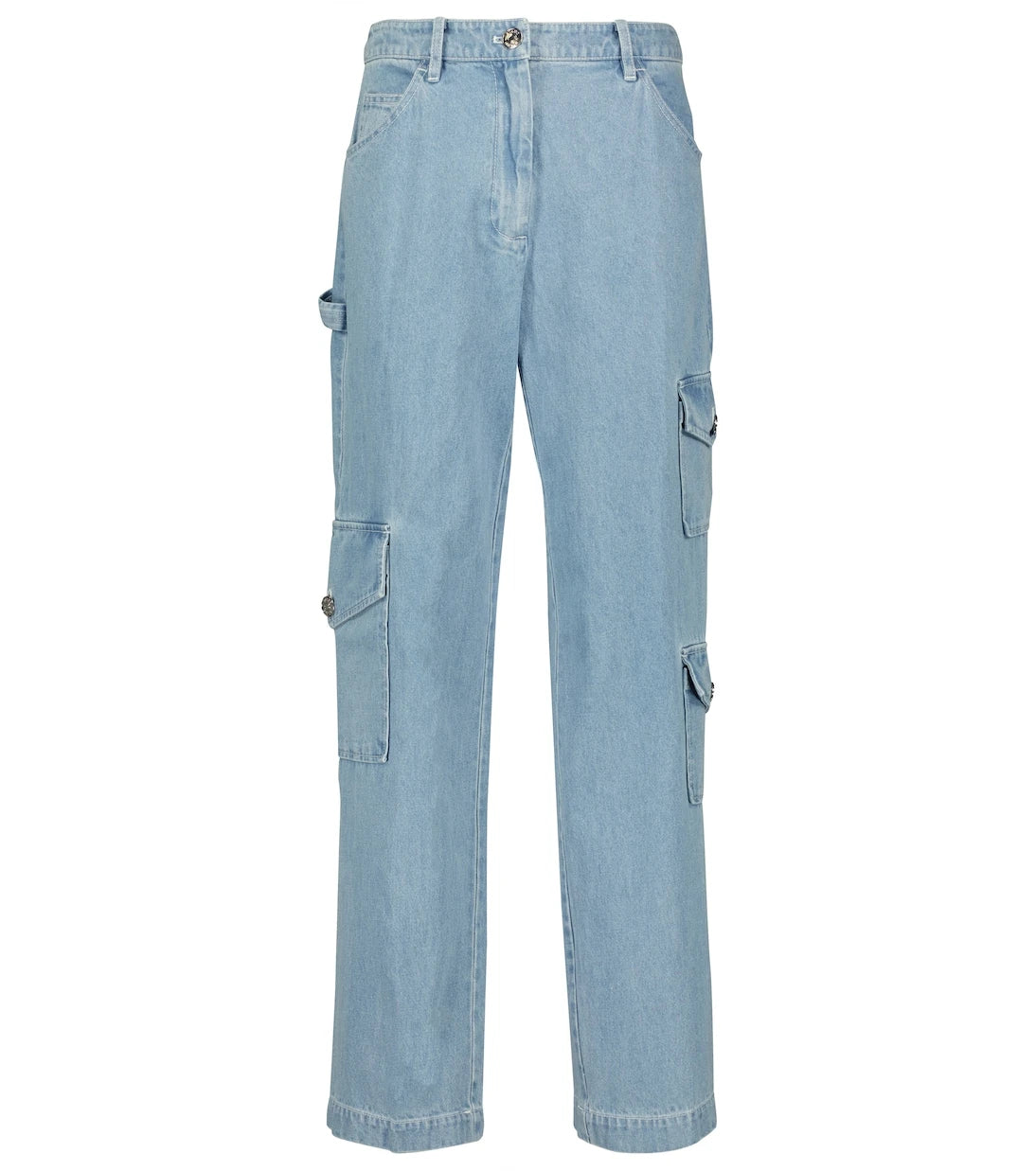 Staud - Easton high-rise wide-leg jeans