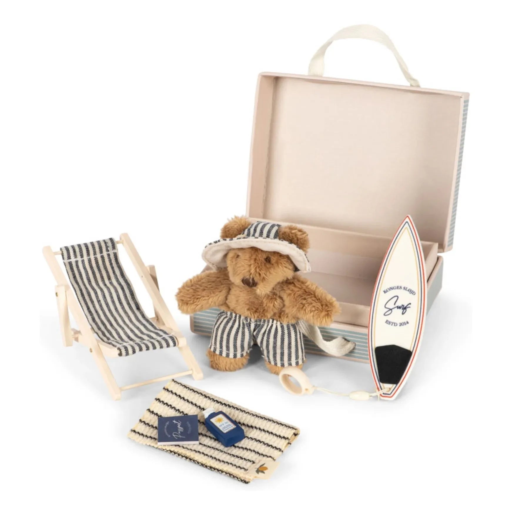 Konges Sløjd - Teddy Bear and his suitcase