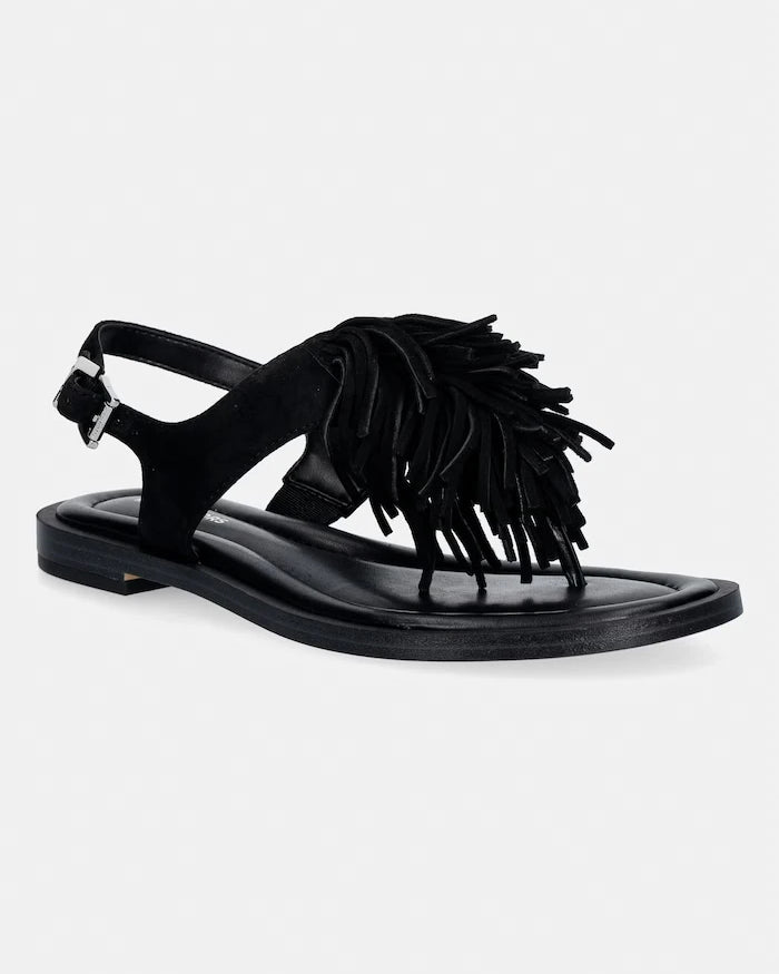 MICHAEL Michael Kors Kadın Süet Sandalet Indra Thong Sandal