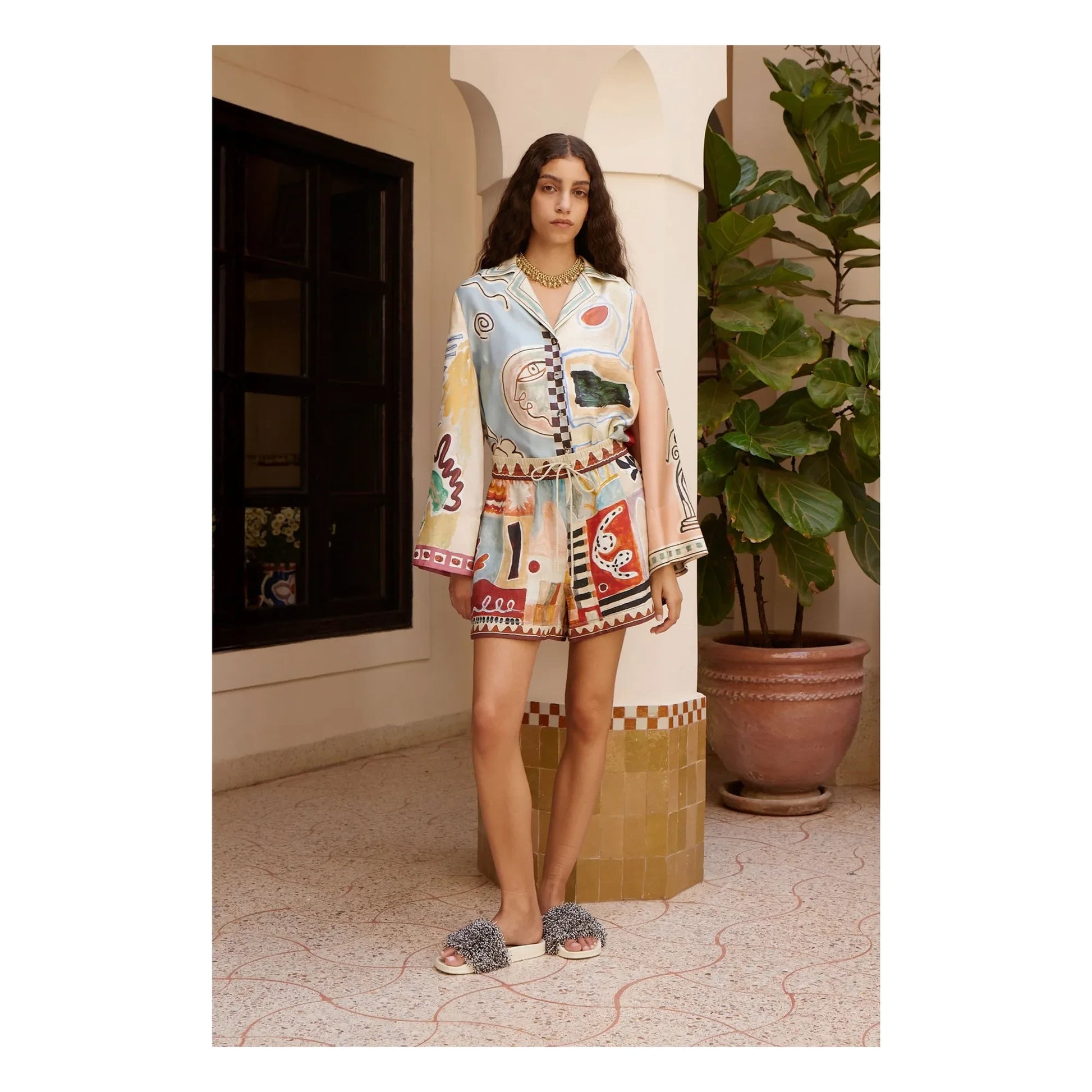 Alémais - Michelle Lin shorts | Ecru