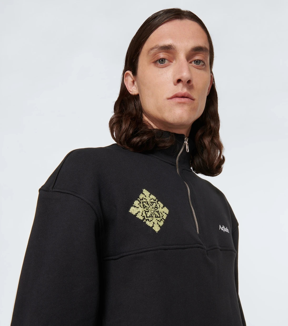 Adish - Logo cotton jersey sweatshirt