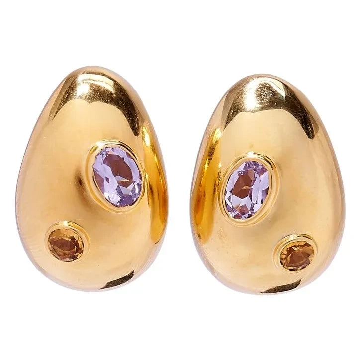 Lizzie Fortunato - Mini Arp Earrings | Gold