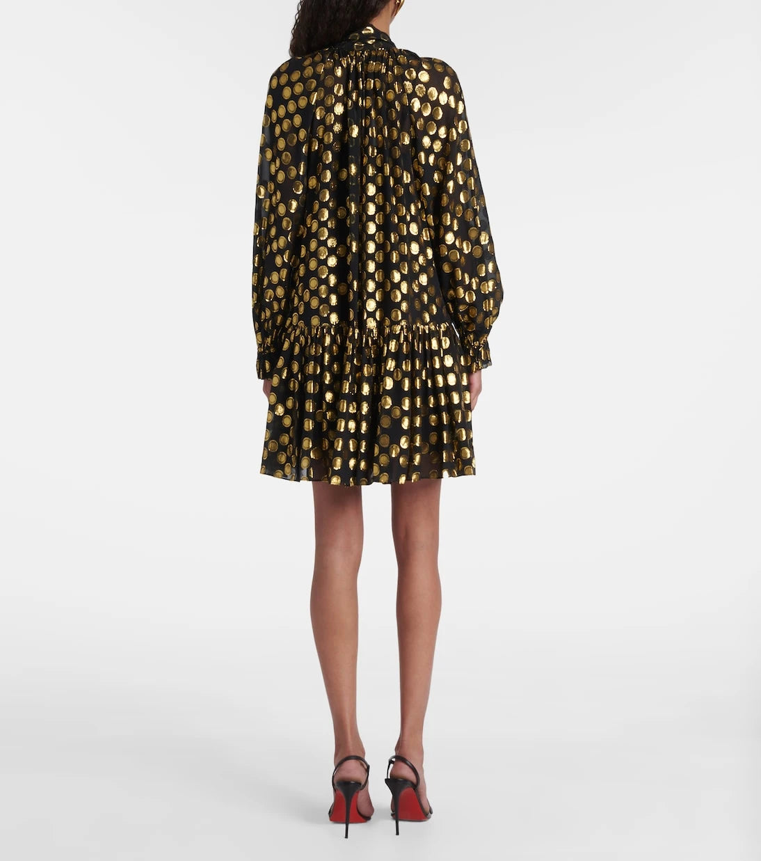 Ulla Johnson - Loretta silk-blend fil coupé minidress