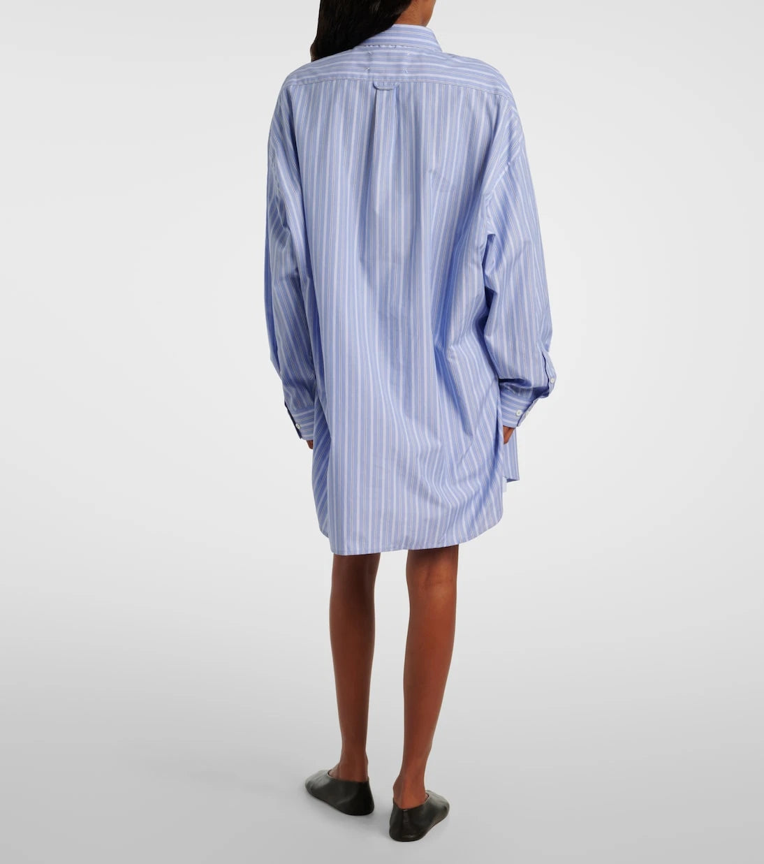 Maison Margiela - أفرول قطني مقلم بوبلين