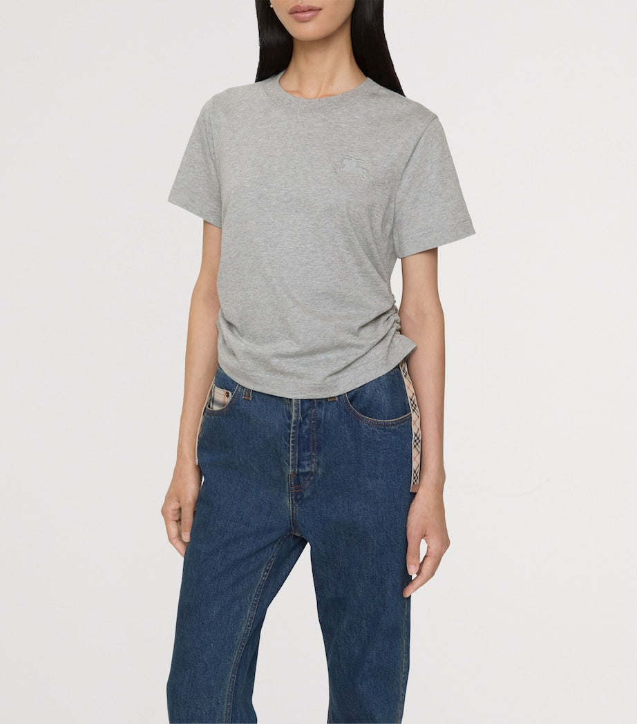 Burberry Grey Cotton Festival T-Shirt