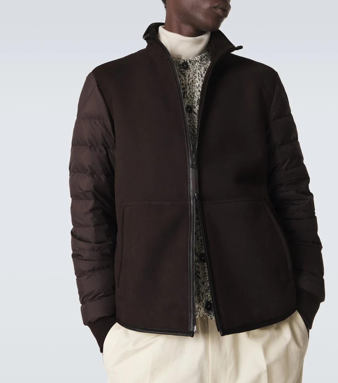Moncler - Reversible shearling down jacket