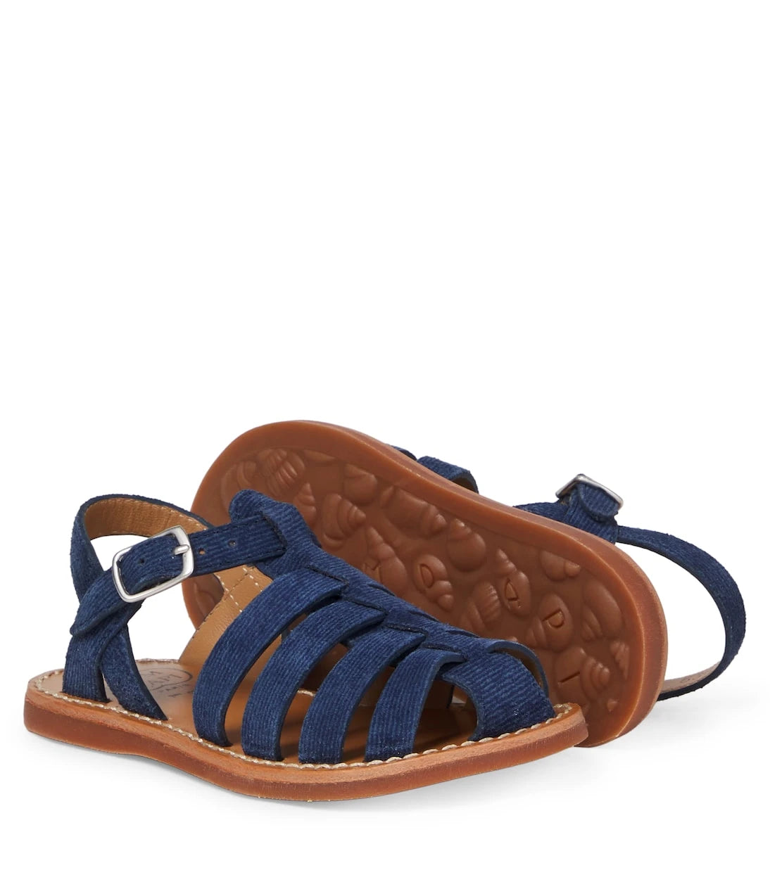 Pom d'Api - Plage-Stitch Dad suede sandals