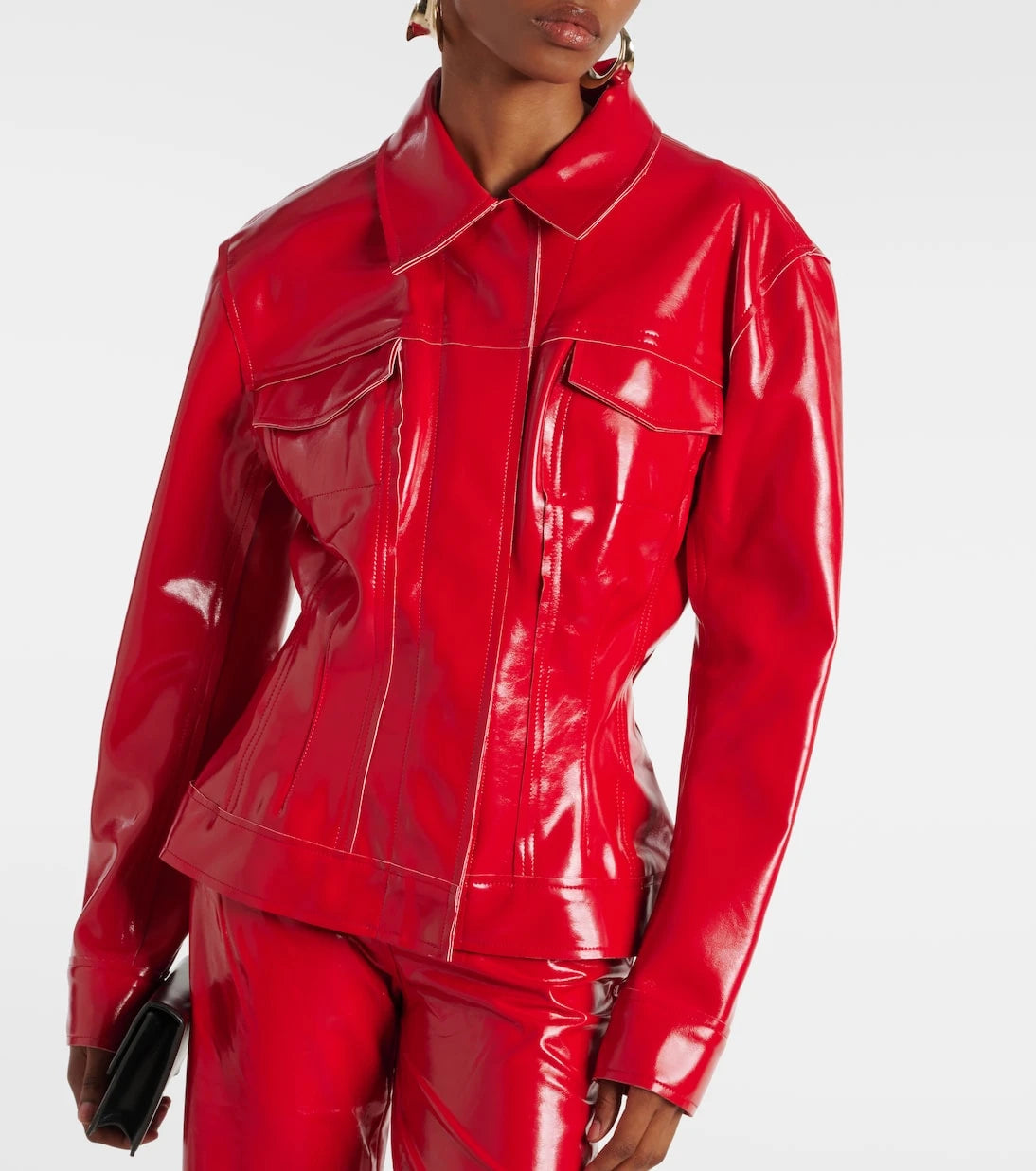 Norma Kamali - Faux leather jacket
