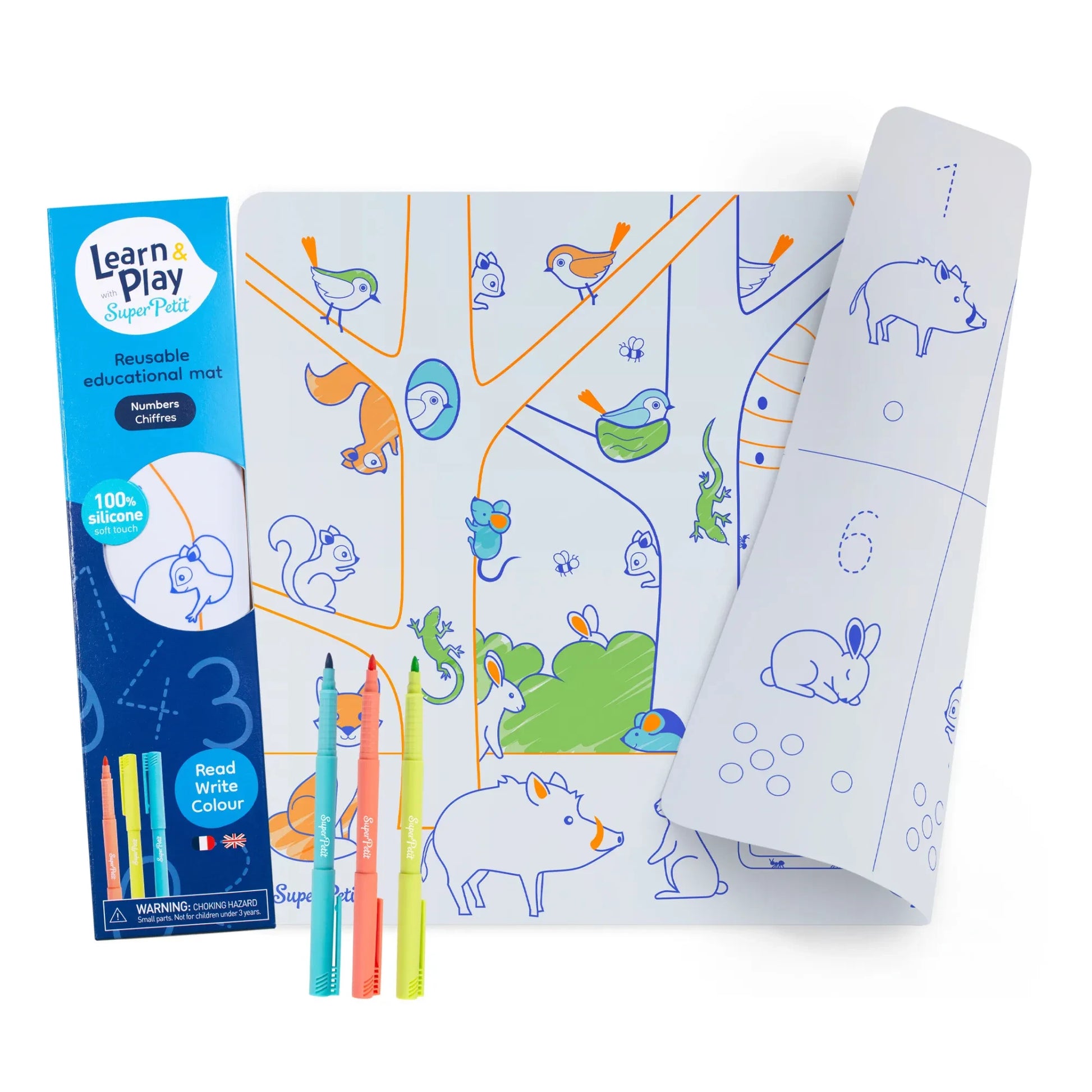 Superpetit - Numbers coloring placemat