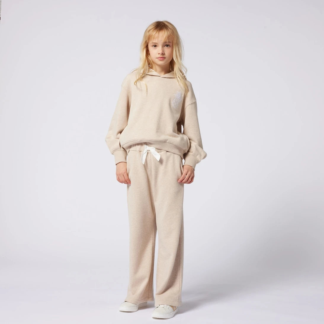 Chloé Kids - بنطال رياضي من القطن الجيرسيه