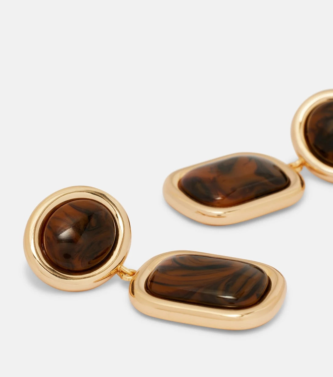 Self-Portrait - Embellished drop earrings