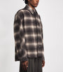 Multi Wool-Alpaca Check Shacket
