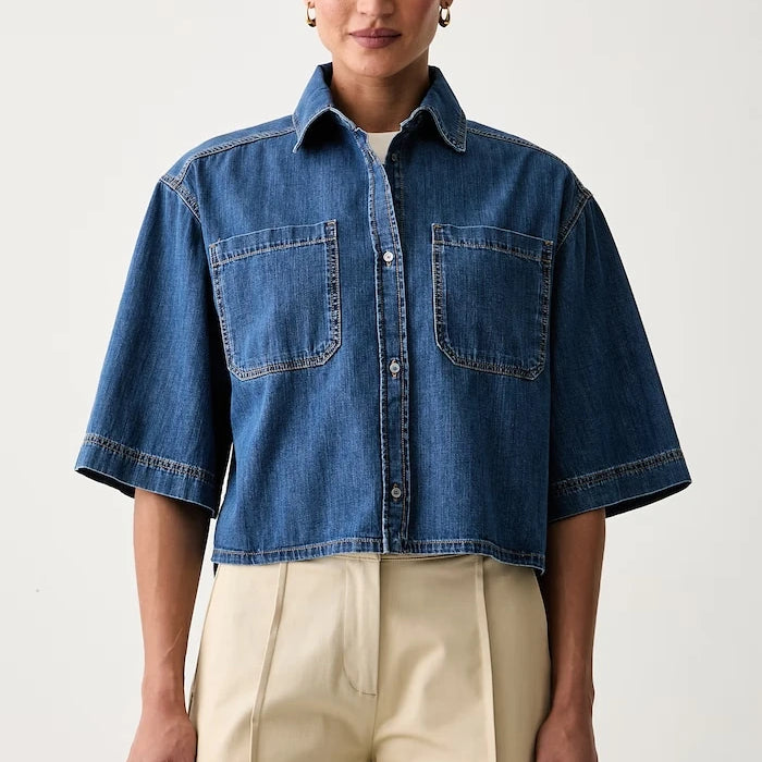 Weekend Max Mara Kadın Denim Gömlek WKDZANNATA