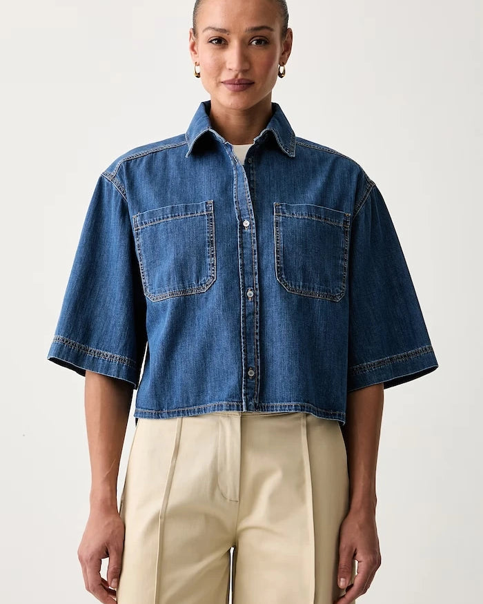 Weekend Max Mara Kadın Denim Gömlek WKDZANNATA