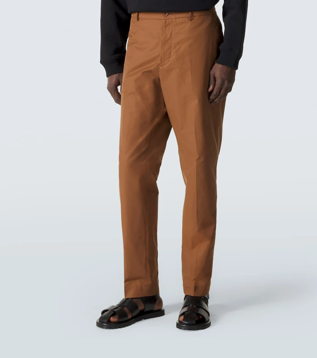 Moncler - Cotton-blend straight pants