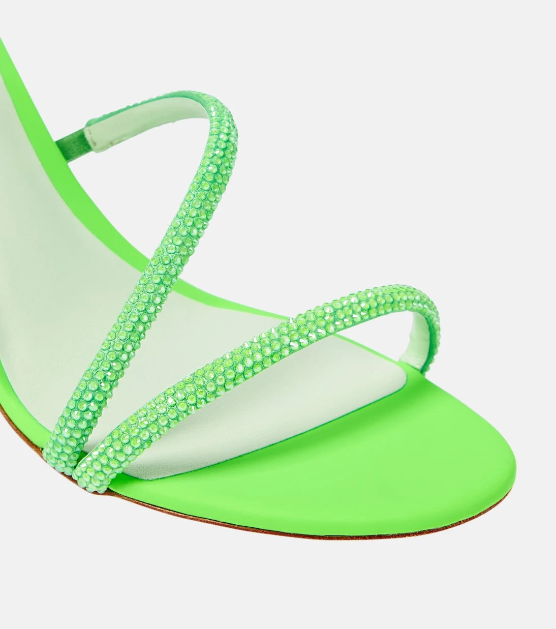 Rene Caovilla - Margot embellished satin sandals