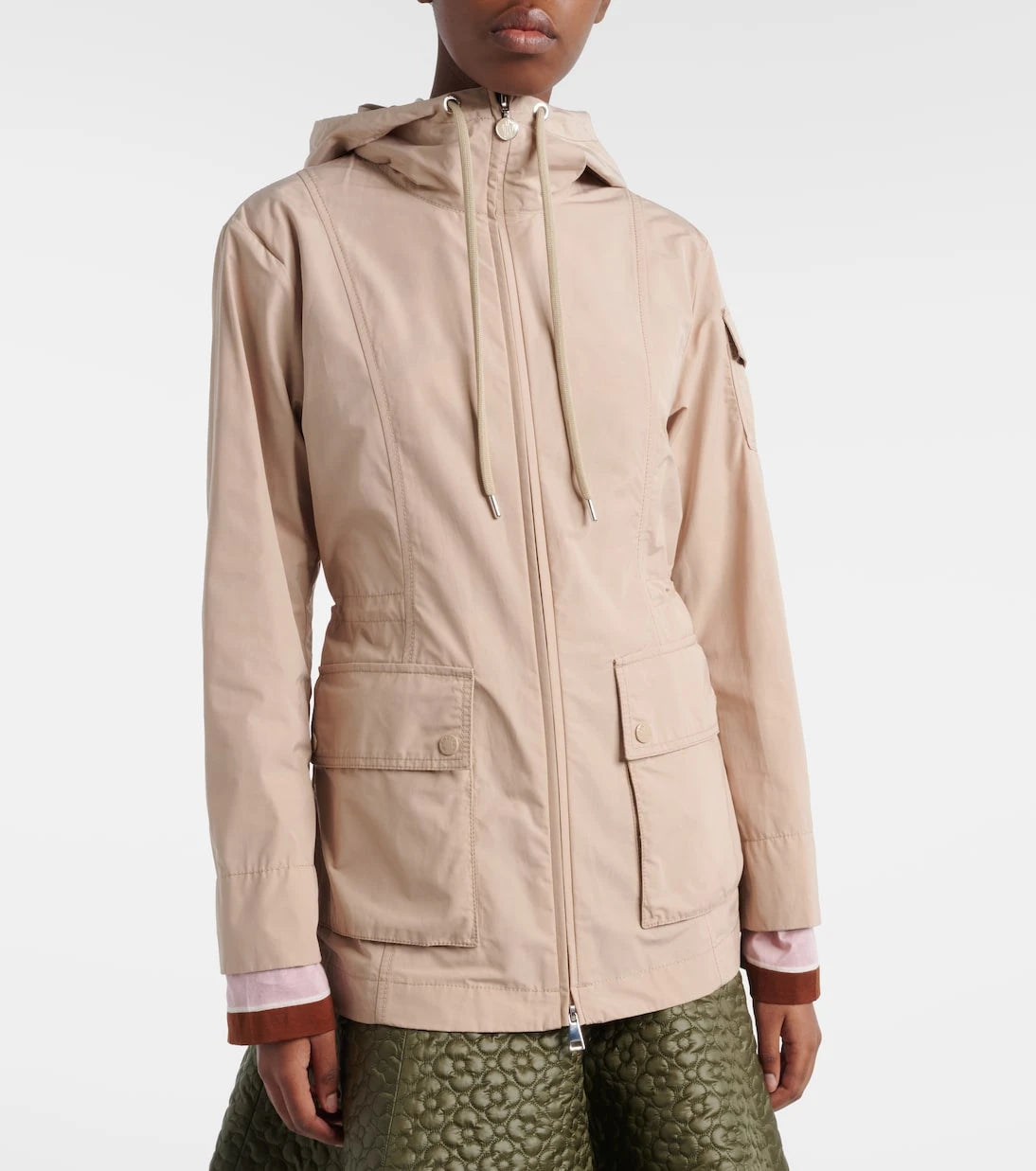 Moncler - Leandro technical poplin parka