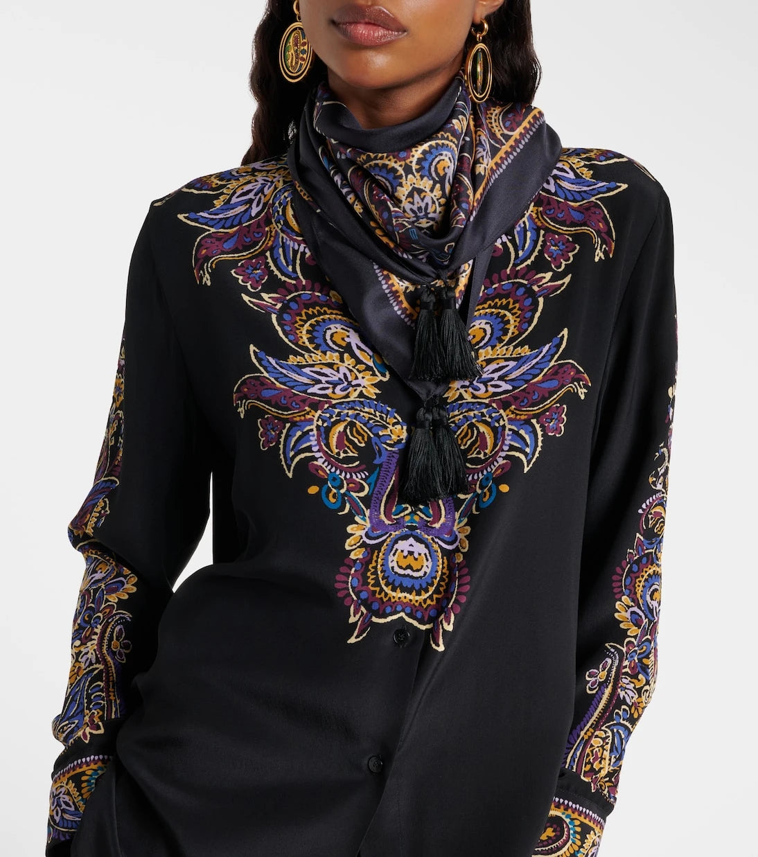 Etro - Paisley ipek fular