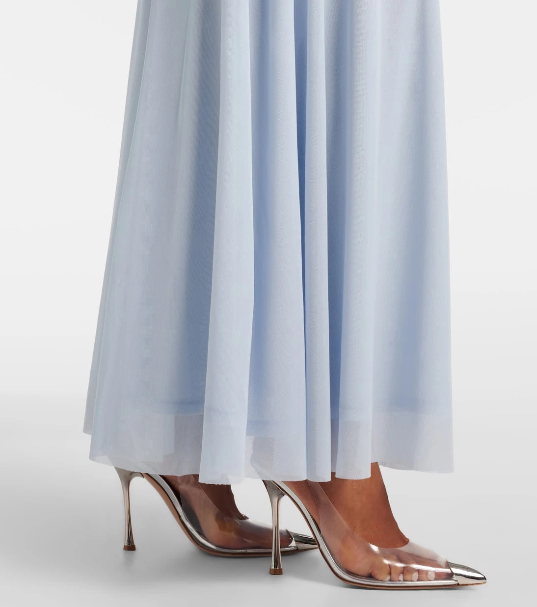 Rotate - Asymmetric draped maxi dress