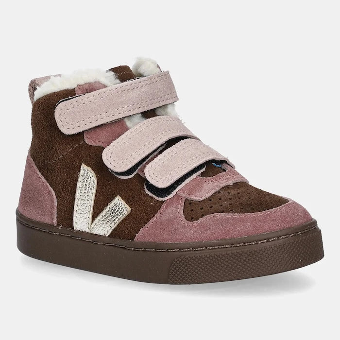 Veja Small V-10 Mid Winter Çocuk Süet Kışlık Ayakkabılar