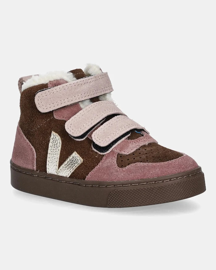 Veja Small V-10 Mid Winter Çocuk Süet Kışlık Ayakkabılar