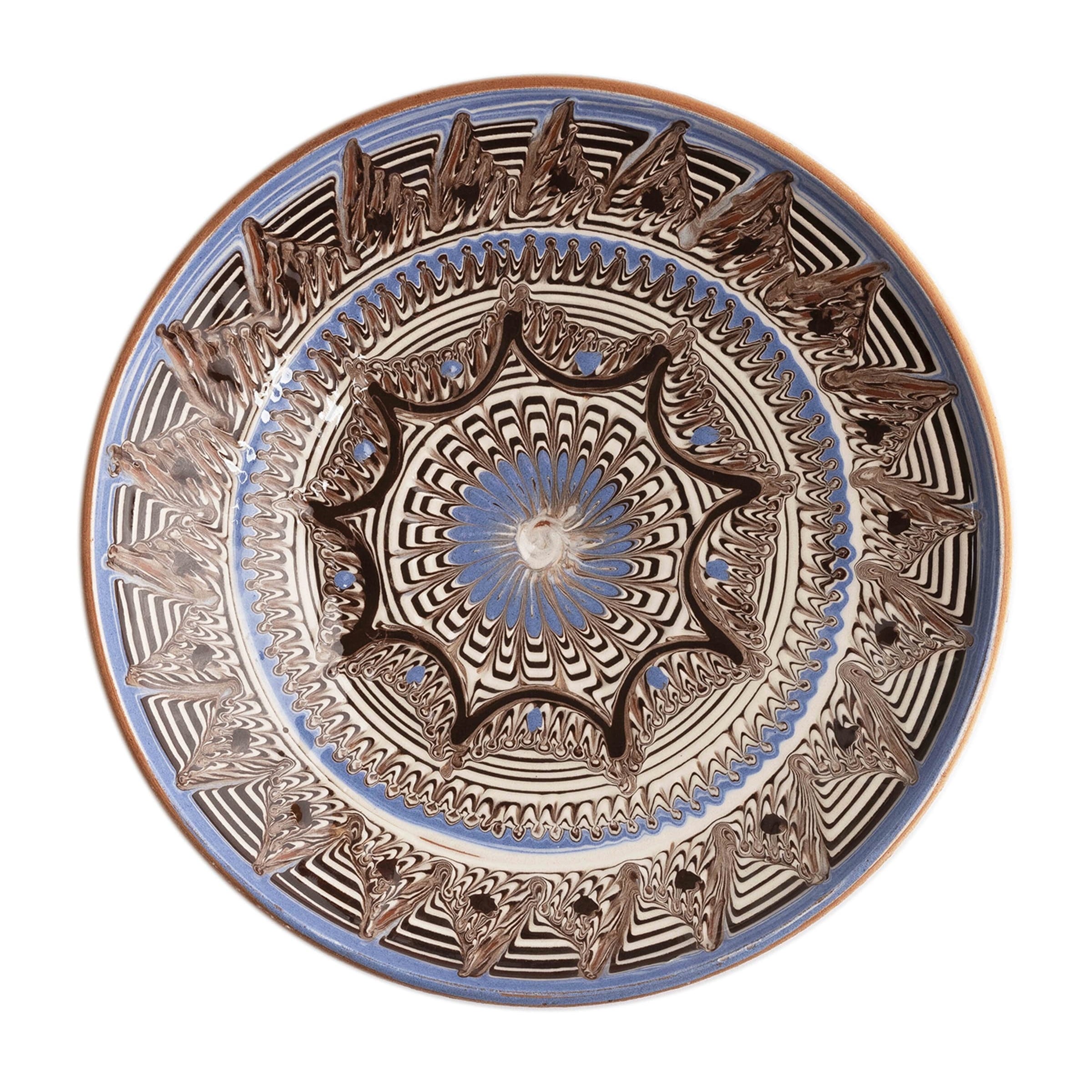 Cabana Magazine Ceramic Horezu Plate (21cm)