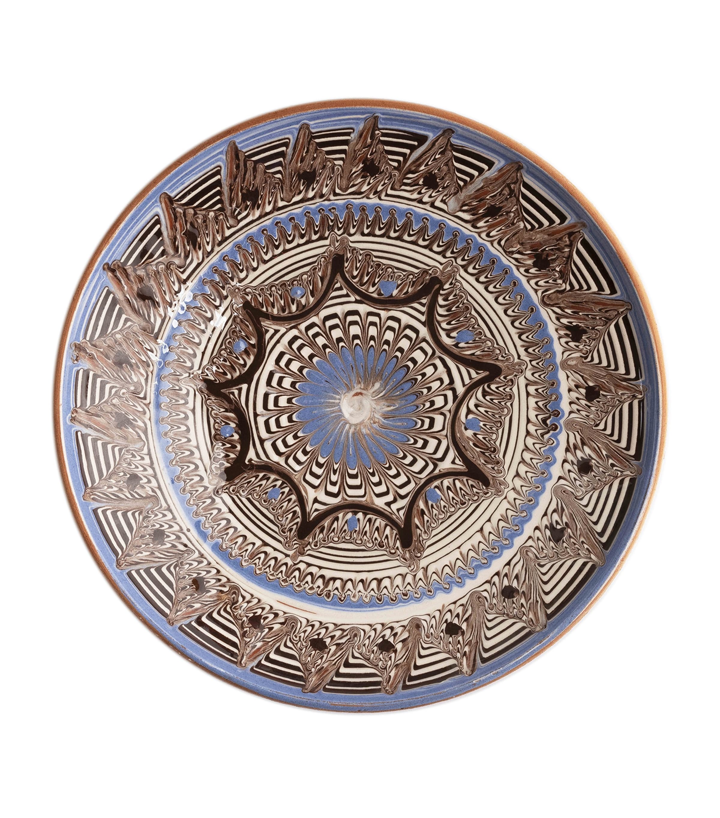 Cabana Magazine Ceramic Horezu Plate (21cm)