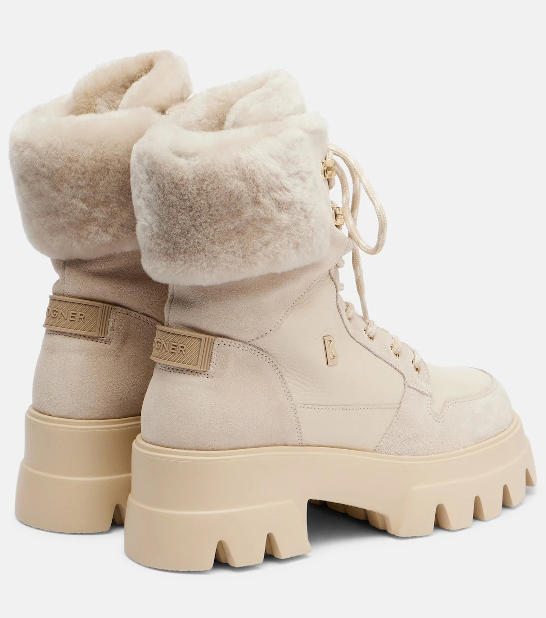 Bogner - Sapporo suede and leather combat boots