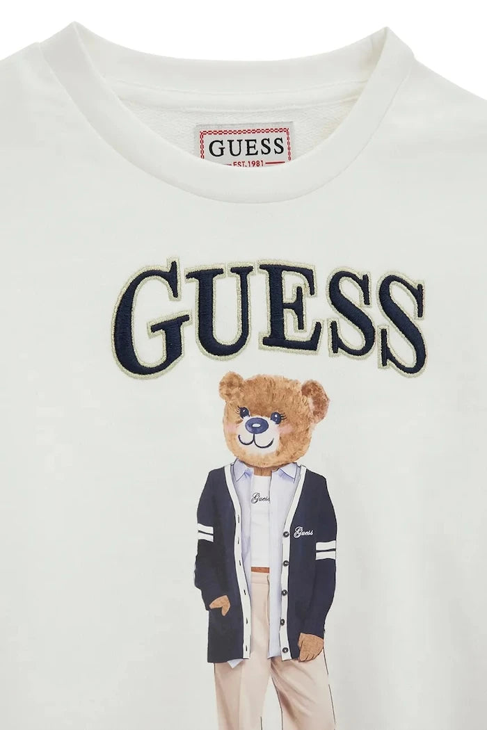 Guess Çocuk Pamuklu Sweatshirt