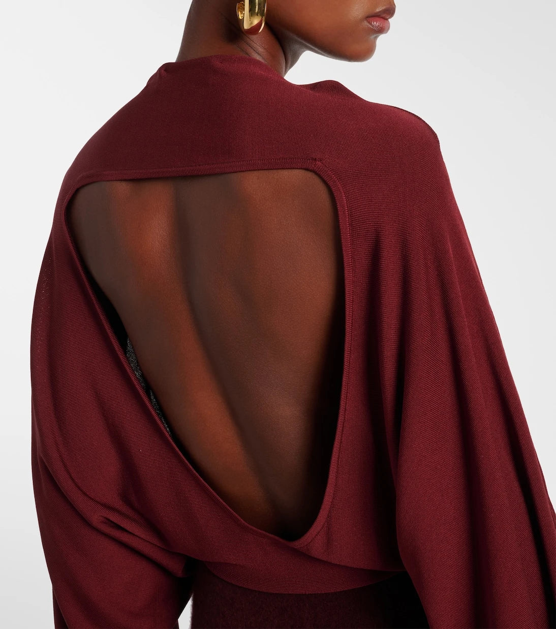 Aya Muse - Pine caped maxi dress
