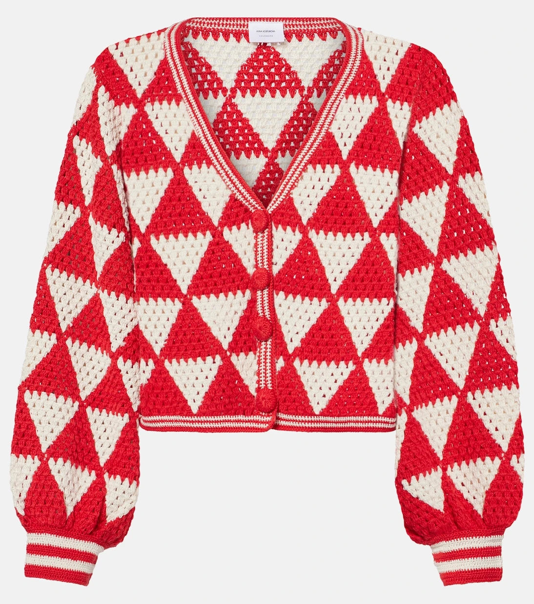 Anna Kosturova - Maija crochet cotton cardigan