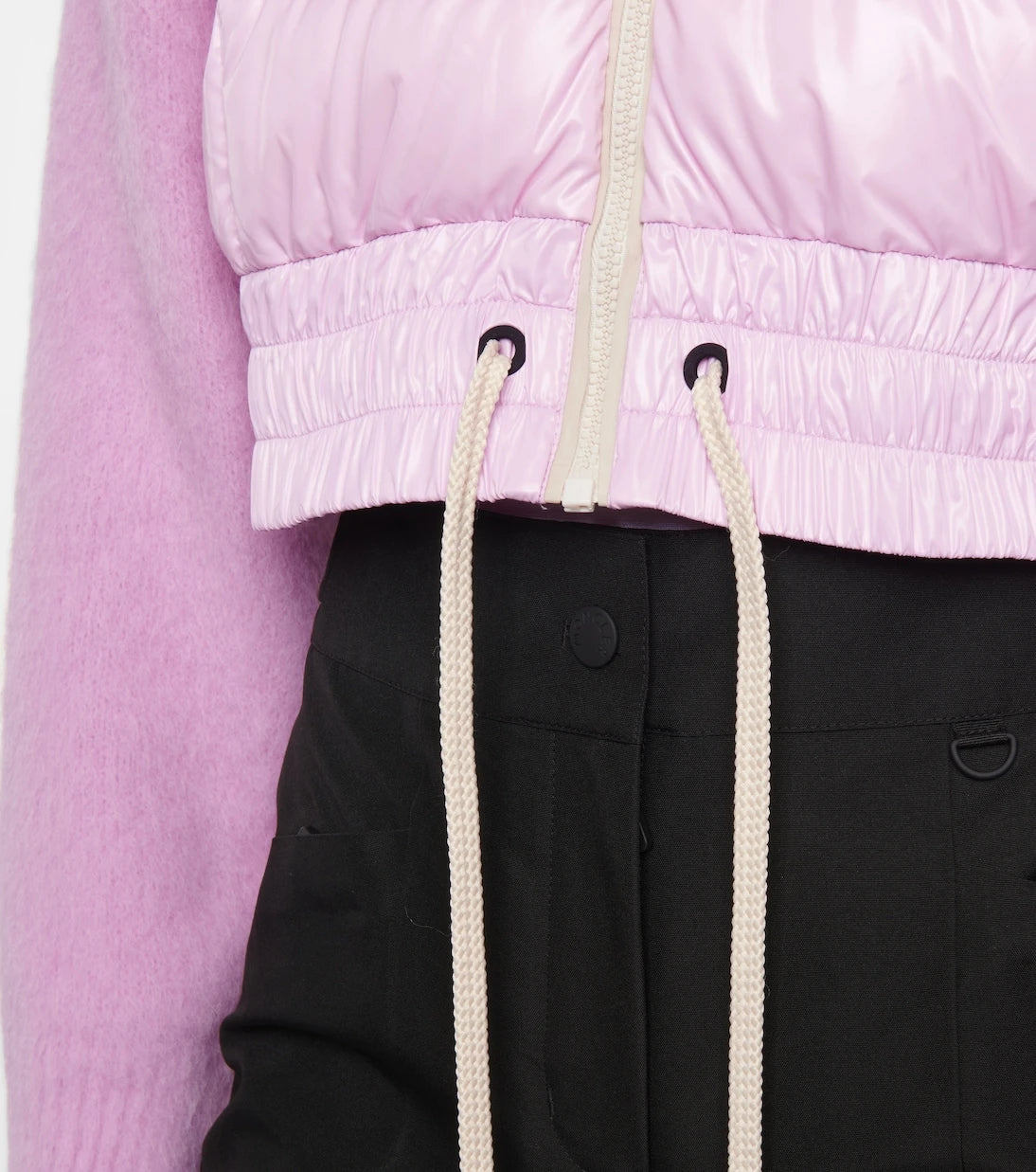 Moncler Grenoble - Tricot alpaca wool-blend down cardigan