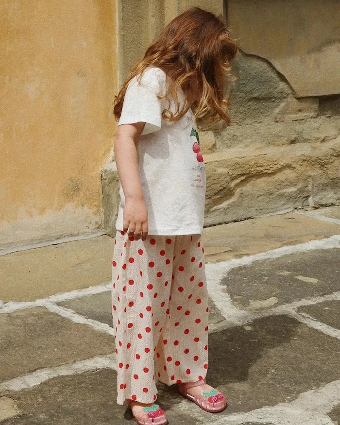 Çocuk pamuklu pantolon Konges Sløjd VIVO PANTS GOTS