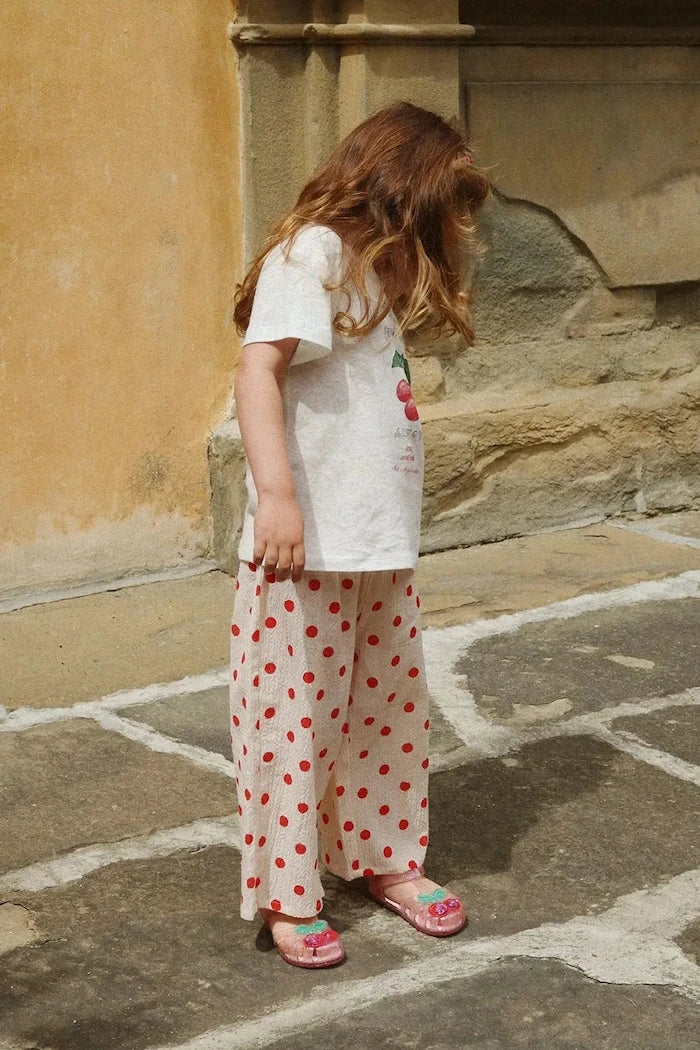 Çocuk pamuklu pantolon Konges Sløjd VIVO PANTS GOTS