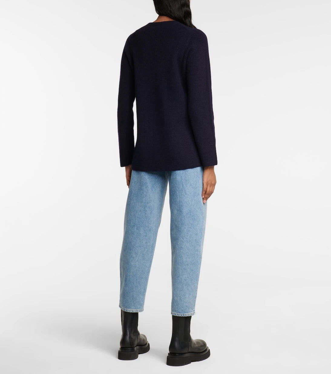 Vince - Ribbed-knit wool and cashmere sweater