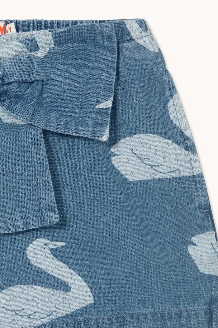 Tinycottons BIG SWANS SHORTS Çocuk Denim Şort
