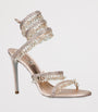 Pink Satin Chandelier Sandals 105