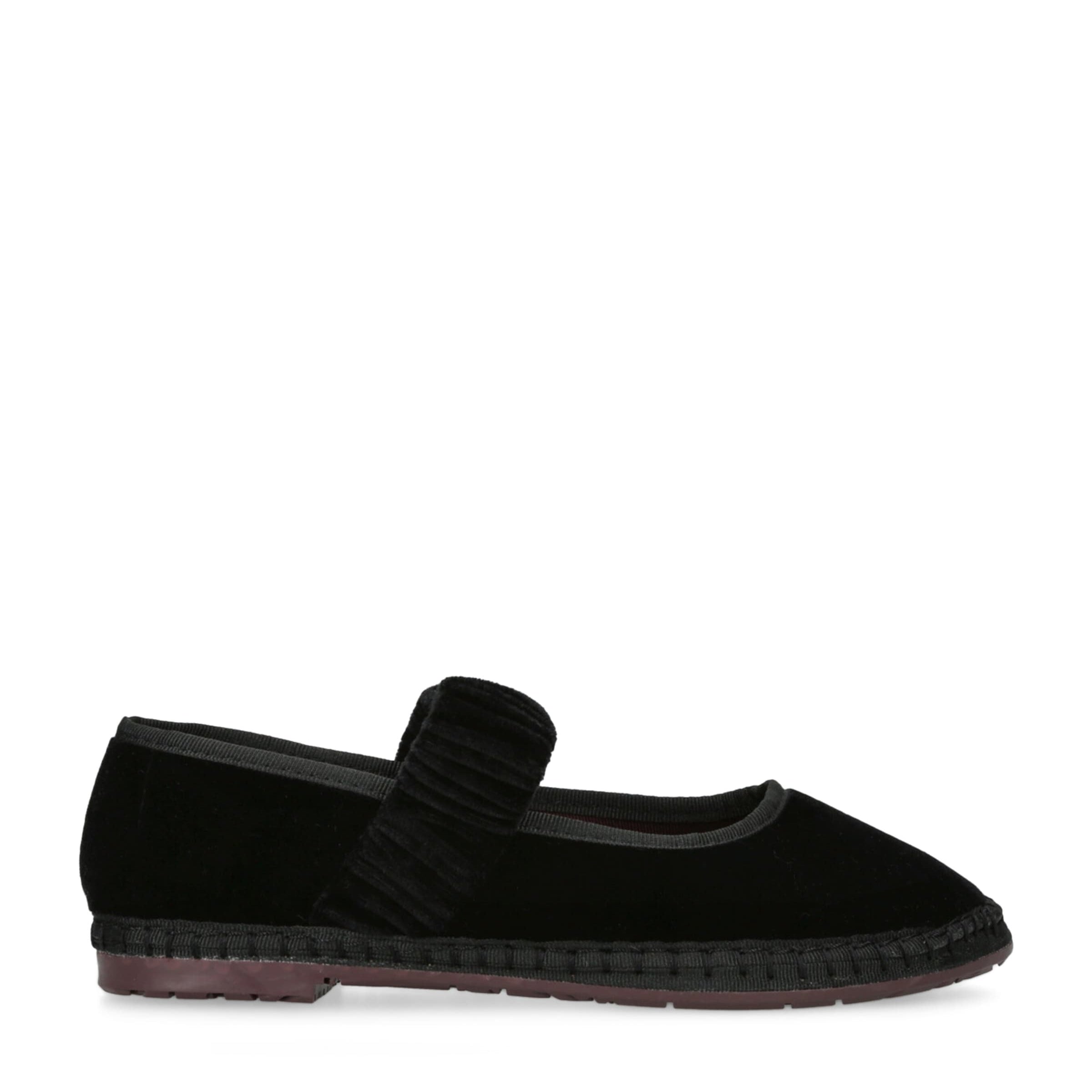 Flabelus Black Velvet Mafalda Espadrilles
