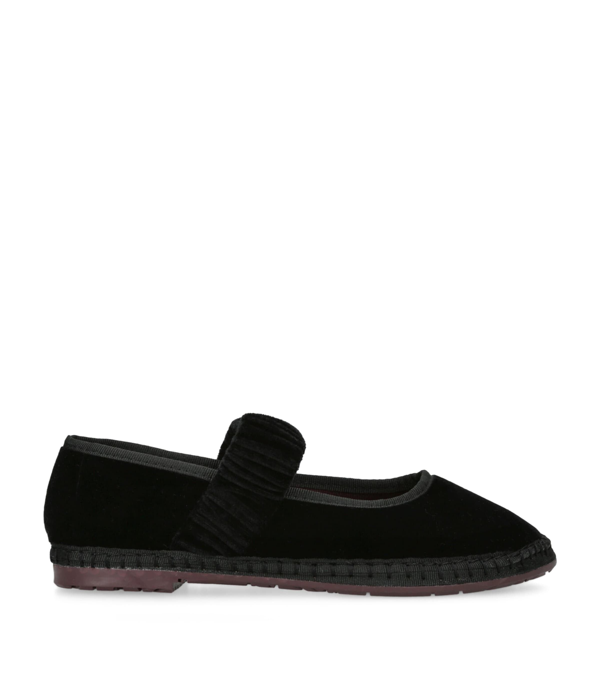 Flabelus Black Velvet Mafalda Espadrilles