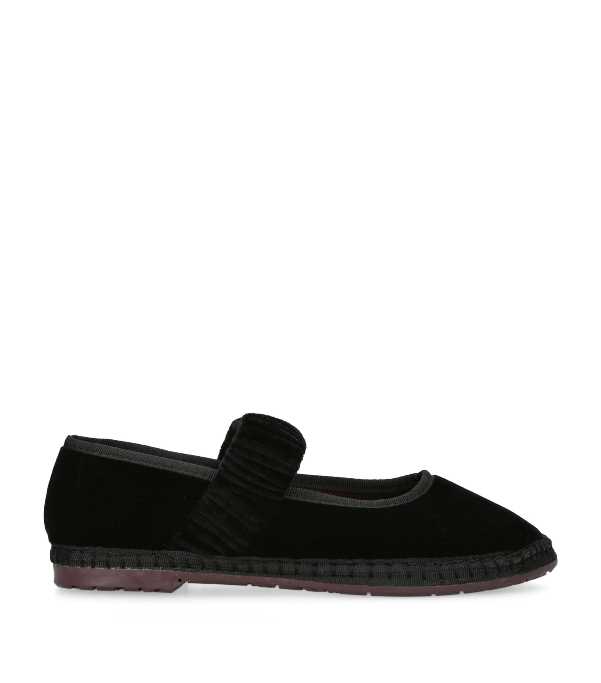 Flabelus Black Velvet Mafalda Espadrilles