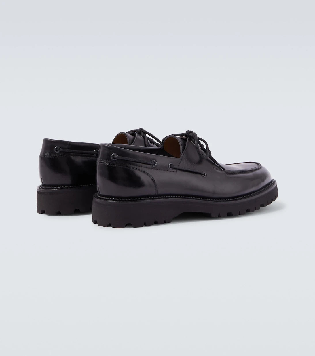 John Lobb - Tide leather boat shoes