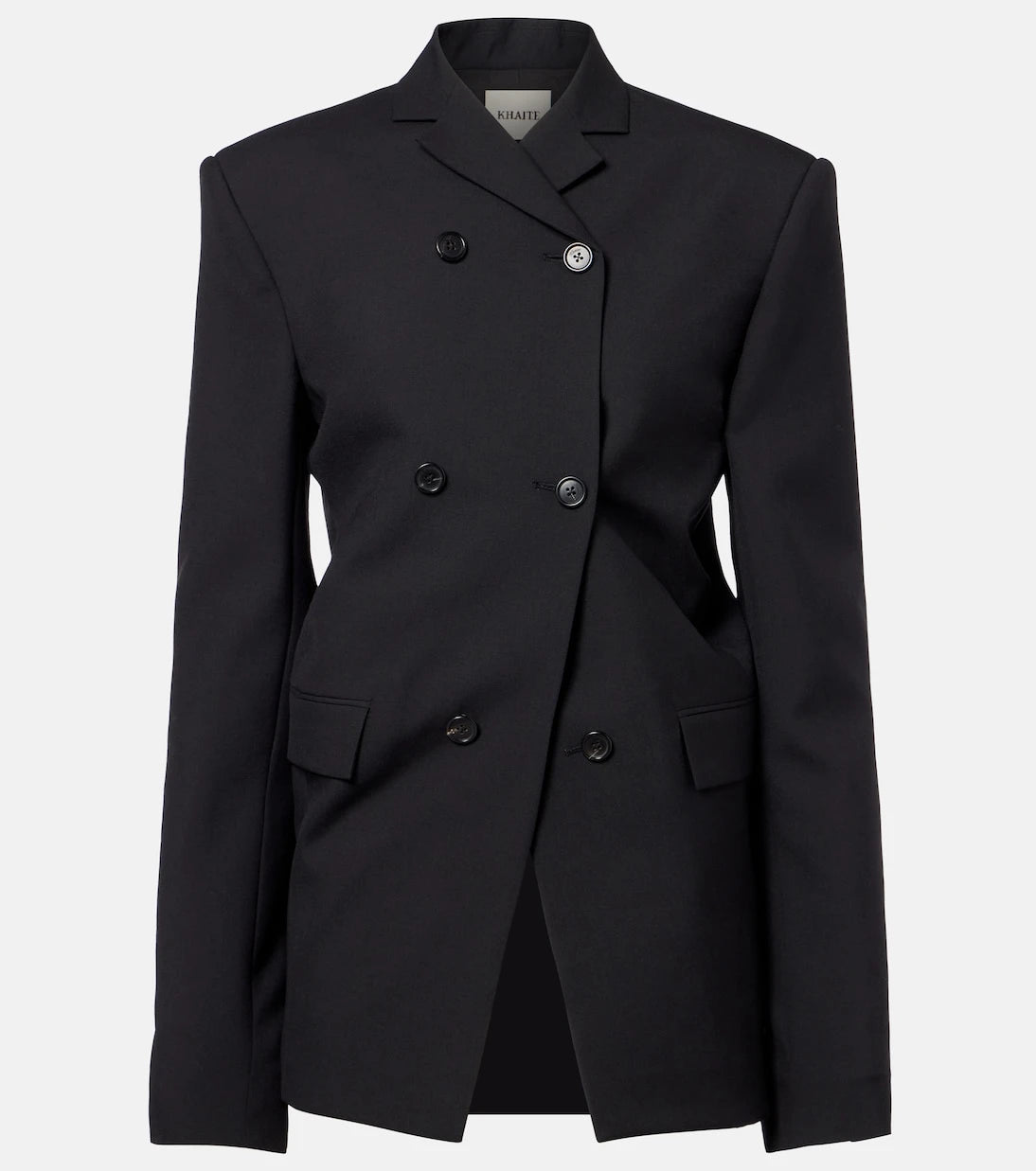Khaite - Rolo wool and silk cady blazer