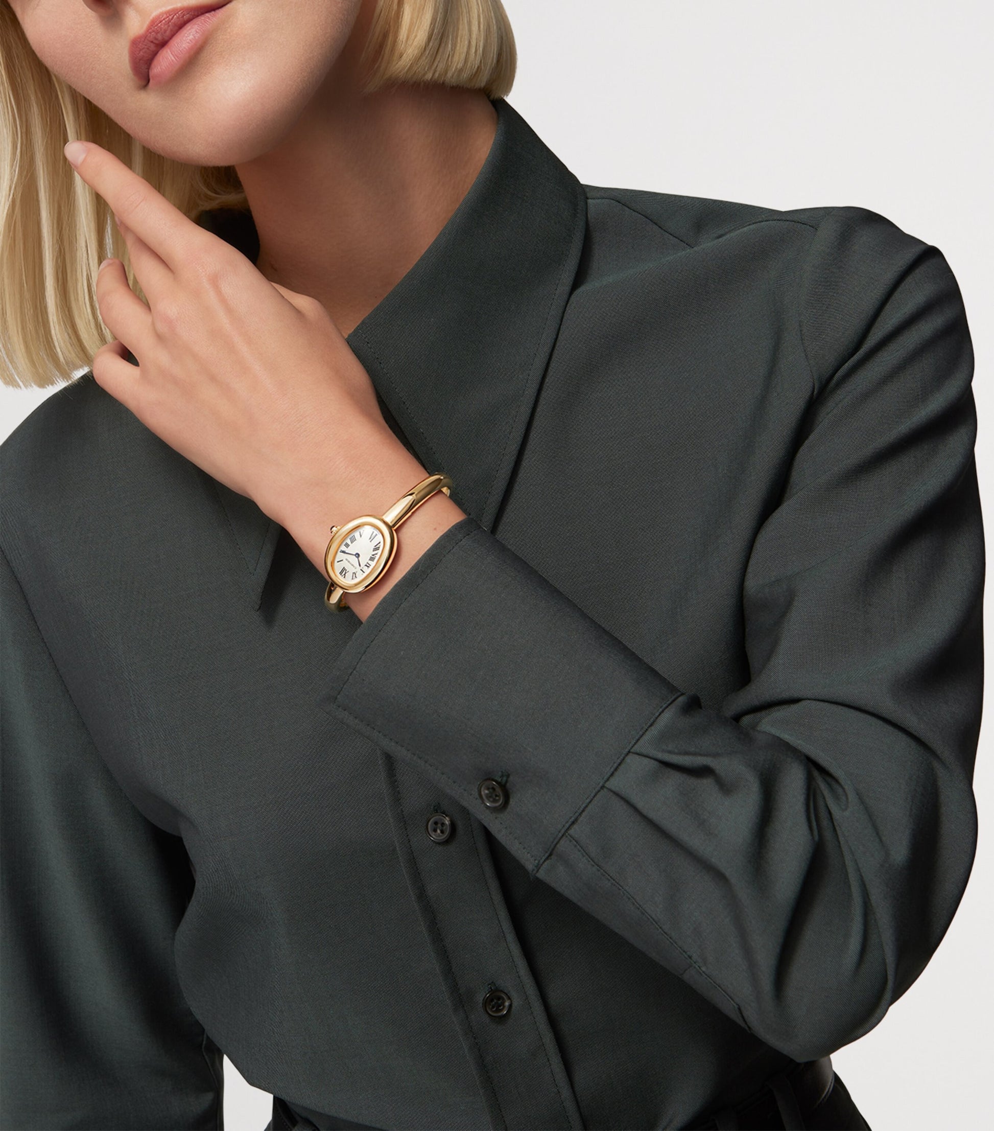 Small Yellow Gold Baignoire de Cartier Watch 23.1mm (Size 17)