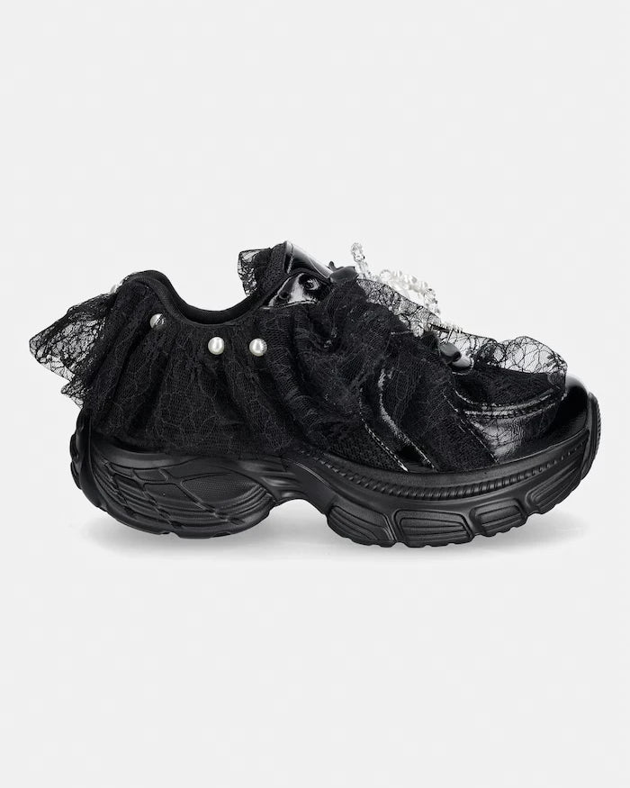 Koi Footwear Kelpie Whimsical Terrain Trainers siyah kadın spor ayakkabı