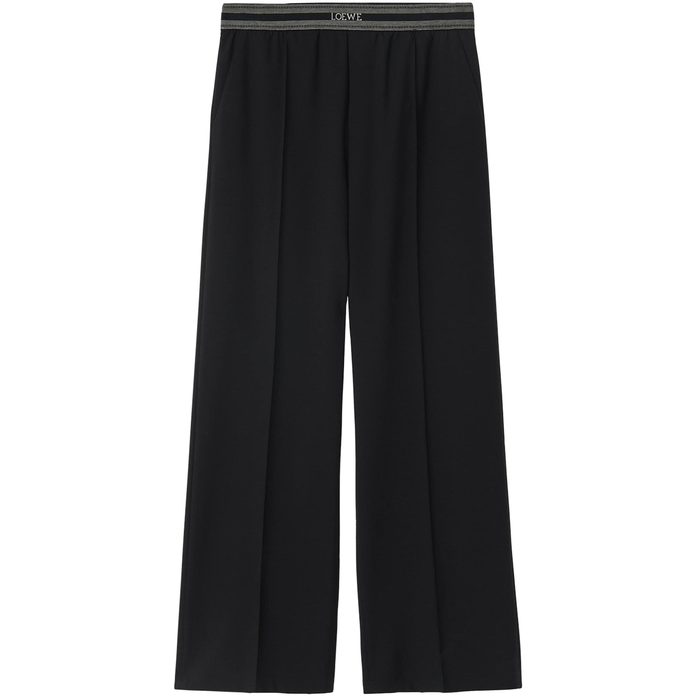 Black Logo Track Pants