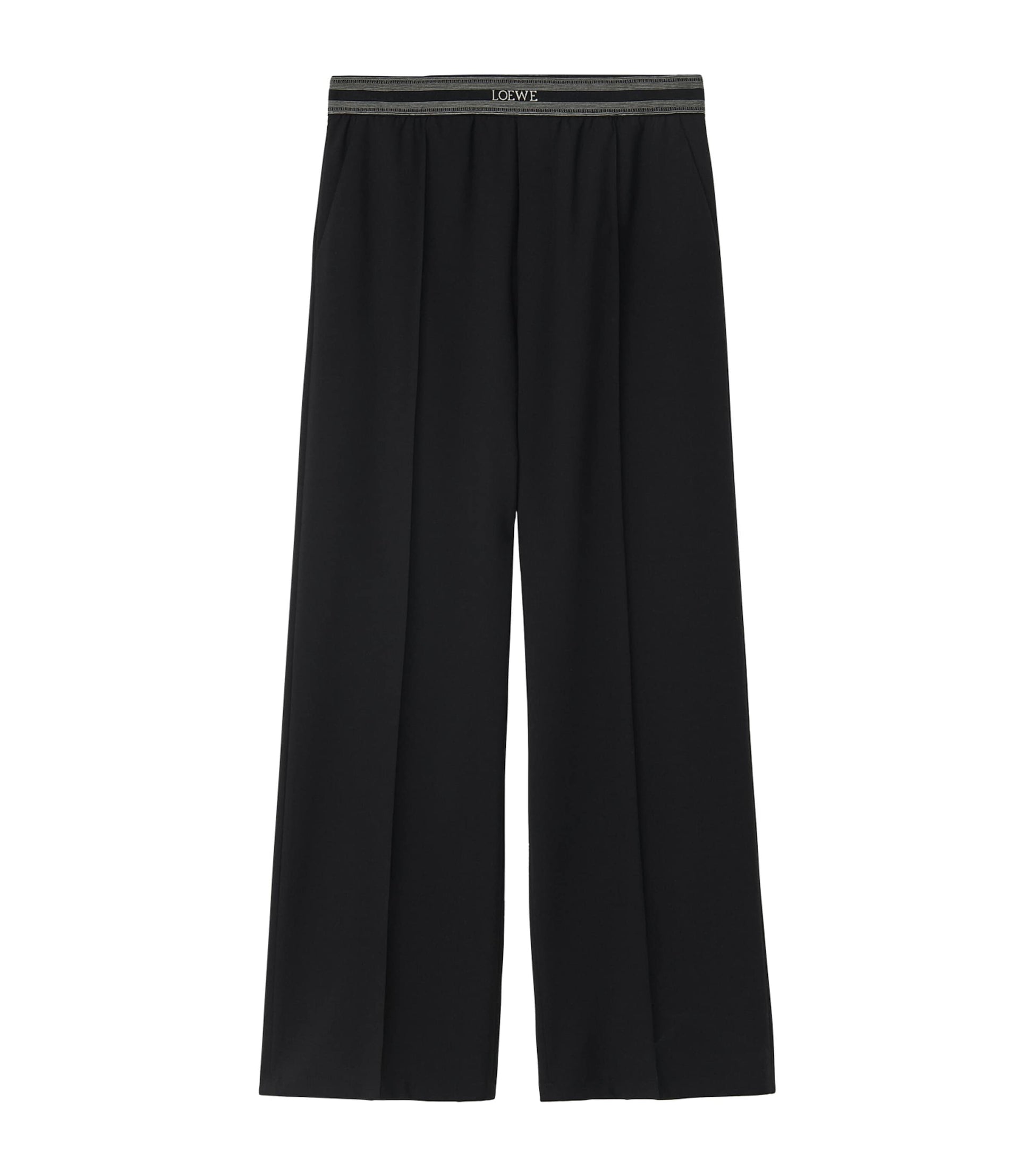 Black Logo Track Pants