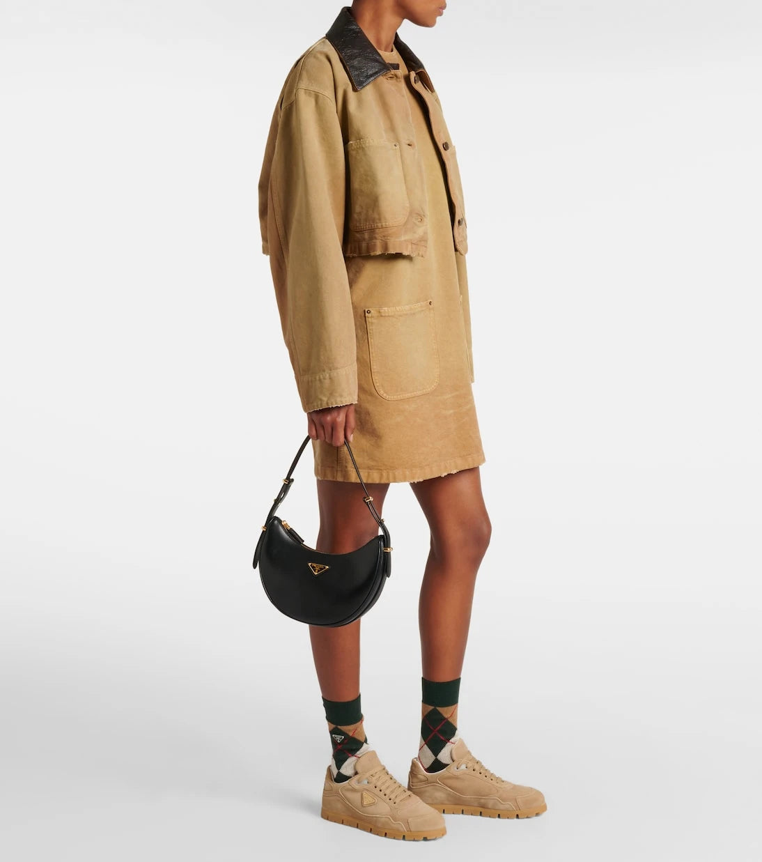 Prada - Trail suede sneakers