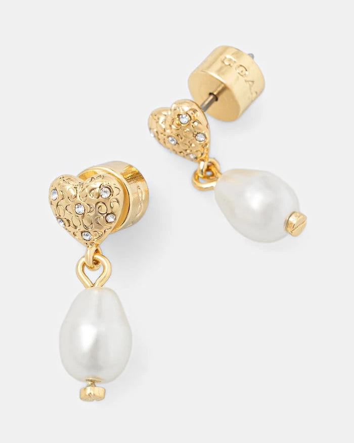 Coach обици дамски от метал